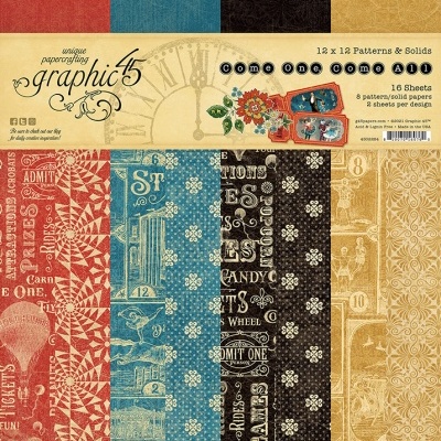 Come one come all - Pack Padrões e Sólidos 12*12