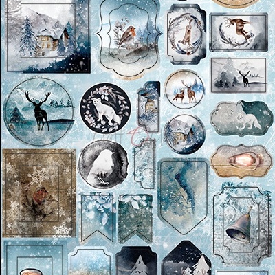 Pack Cardboard - Snowy Winterland