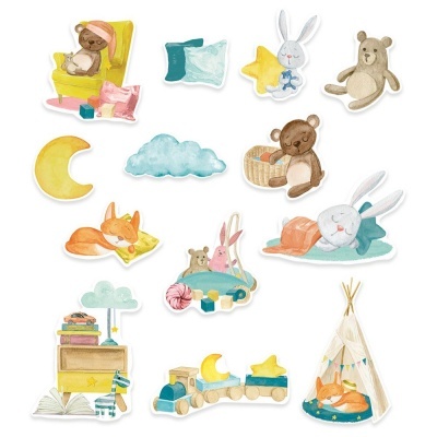 Ephemera Die Cuts p13 - Good Night