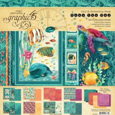 Seas the Day - Graphic 45  - 12*12 Paper Pack