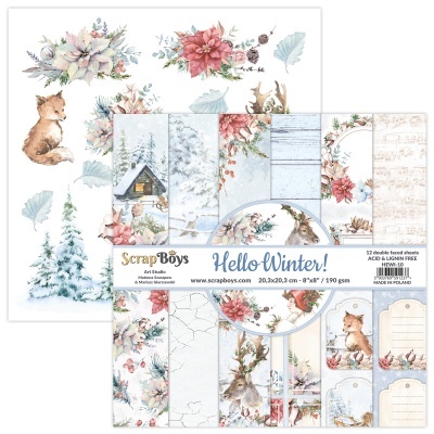 Pack 8 * 8 Hello Winter