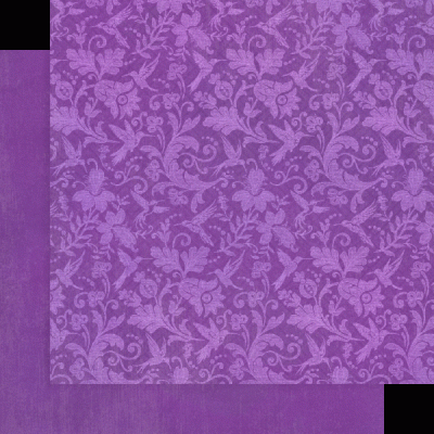 Papel de parede roxo com padrão floral e textura lisa