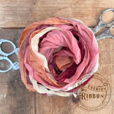 Old Fashion Ribbons Satin-set of 5 pcs - ALCH-09 Alchemy of Art (Melody of the Heart)