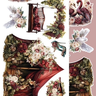 Melody of Heart - pack 12*6 com extras para recortar