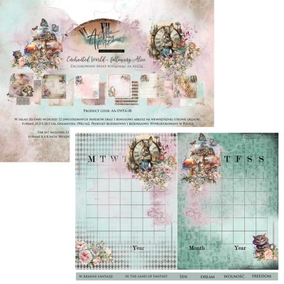 Enchanted World - following Alice -  pack 8 * 8 da coleção