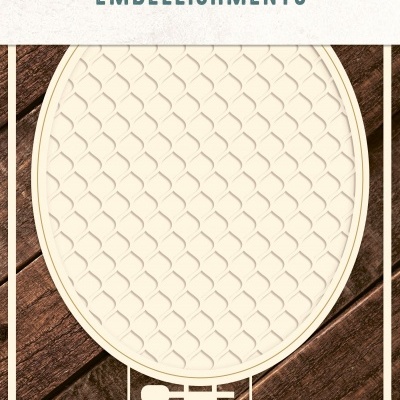 Light Chipboard p13 - bastidor oval