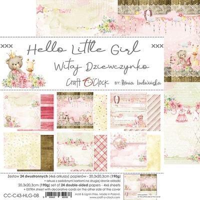 Hello Little Girl Pack 20*20