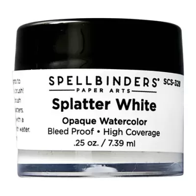 Spellbinders Splatter White Opaque Watercolor 0.25 oz (SCS-328)