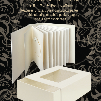 ATC Album with Matchbook Box — Ivory  (4503028)