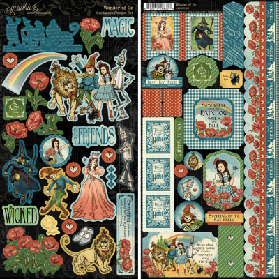 Magic of Oz - Graphic 45 - Sticker Set