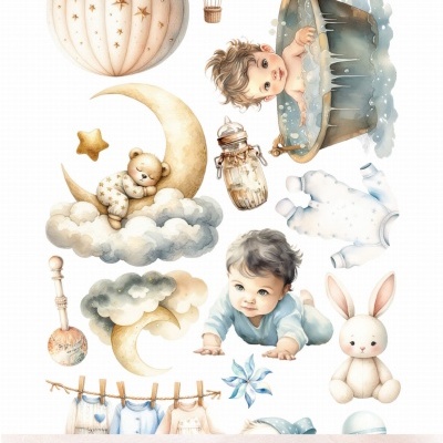 My Little Baby Boy  12*6 extras para recortar