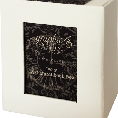 ATC Album with Matchbook Box — Ivory  (4503028)