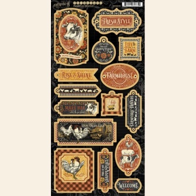 Pack de Chipboards - Farmhouse