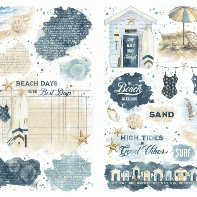 The Beach is Calling - Rub-ons