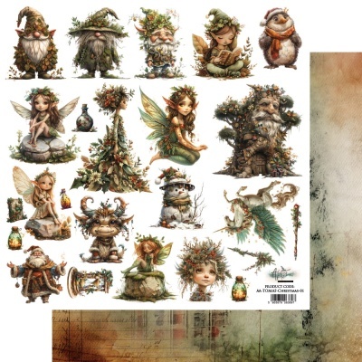 Tales of Moss and fern - Christmas - 30*30 folha de recortáveis