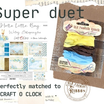 old fashion ribbons -set of 3 pieces -cr-14 (Hello Little Boy)