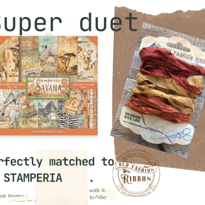 old fashion ribbons -set of 3 pieces -ST-17 (savana)