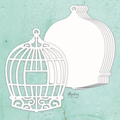 Álbum base Chipboard BirdCage / Gaiola - Mintay