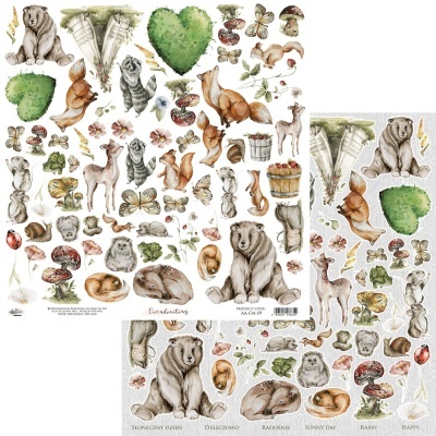 Our Adventures - folha de recortes