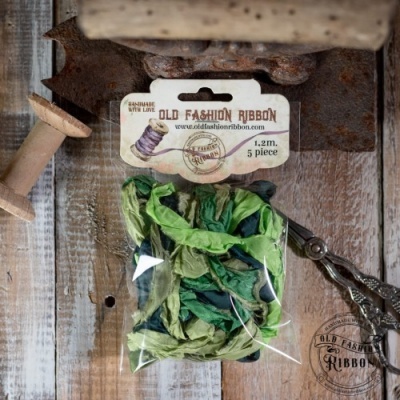 old fashion ribbons -set of 5 pieces - OLDM-09