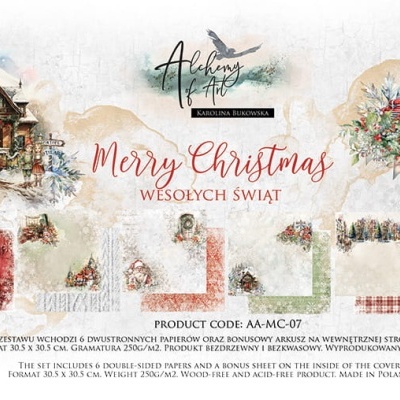 Merry Christmas -  pack 12*12 da coleção