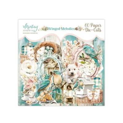 Pack de Die Cuts - Winged Melodies 60 pcs-Mintay Papers
