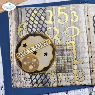 Elizabeth Craft Designs - Journal Elements Artist Trading Coin Dies (2115)