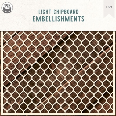 Light Chipboard p13 - retângulo fundo rede