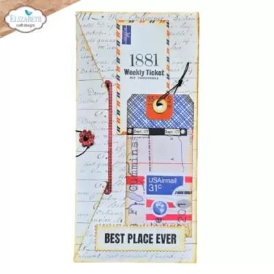 Elizabeth Craft Designs - Favorite Humans Stamp & Dies Frida at Home (CSD356)