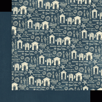 The Beach is Calling - pack padrões e sólidos 12*12