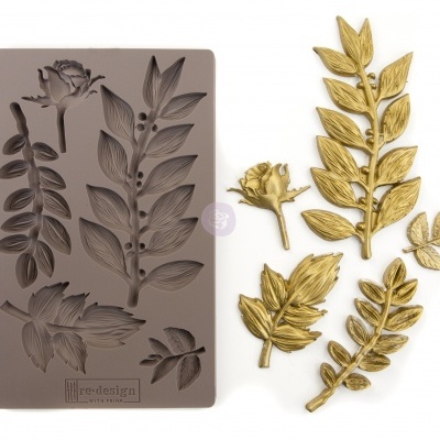 Leafy Blossoms - 5*8 Mould / Molde