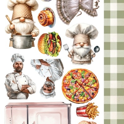 Recipe for happiness - pack 12*6 com extras para recortar