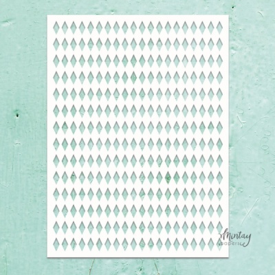 Mintay Kreativa - 6 x 8 Stencil - Rhombuses