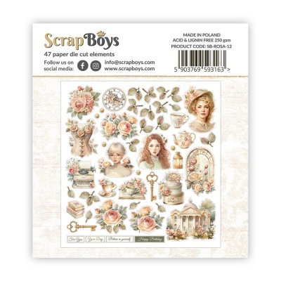 Pack Die cuts - Rosalia - Scrapboys