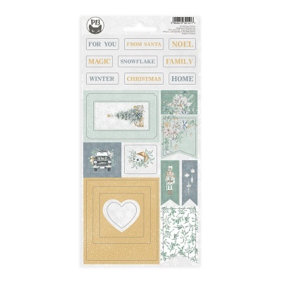 Christmas Charm - Chipboard Stickers 01