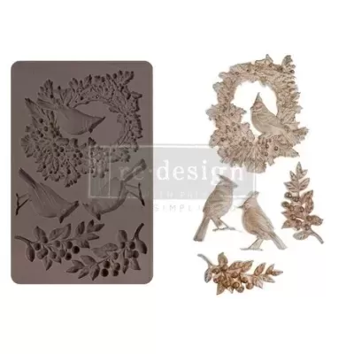 Re-Design with Prima Decor Moulds® - Cardinal Cheer (671624)
