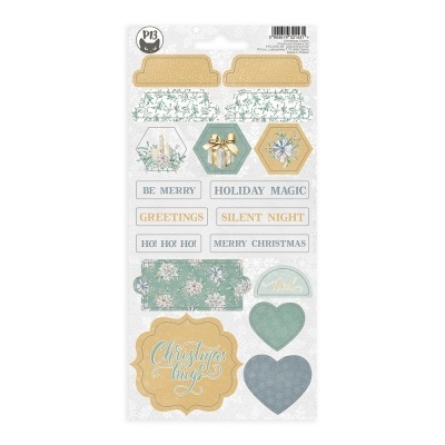 Christmas Charm - Chipboard Stickers 03