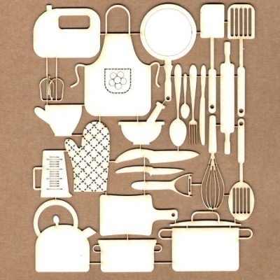 Set de chipboard - Utensílios de cozinha - Kora Projects