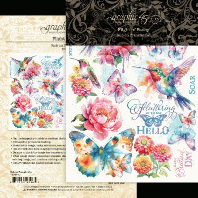 Flight of Fancy - Rub-ons