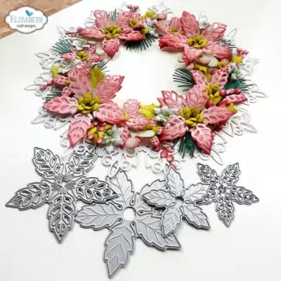 Joyous Christmas Dies Lace Flowers (2152)