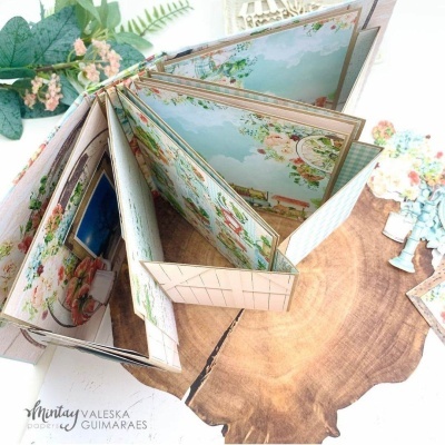 Kit de Materiais + Videos de 6 Aulas por Valeska Guimarães com Mintay Papers