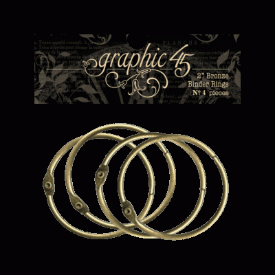 2″ Bronze Binder Rings