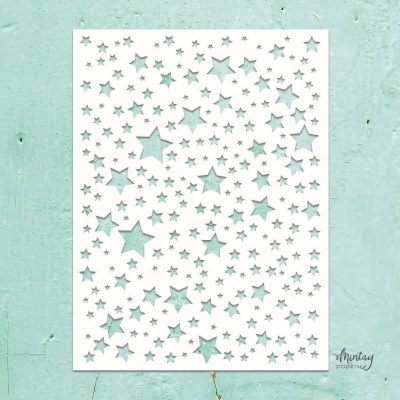 Mintay Stencil - Stars