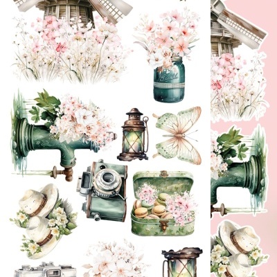 Soul of Spring - pack 12*6 com extras para recortar