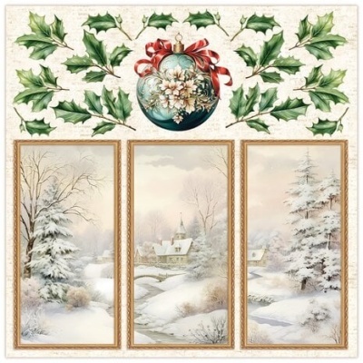 Wonderful Christmas 12x12 Inch Paper Pad (LEM-WONCHRI-01)