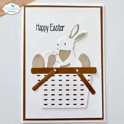 Picnic Basket & Bunny - Elizabeth Craft Designs 2234
