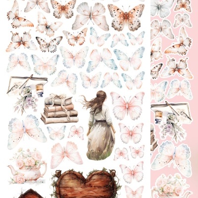 Soul of Spring - pack 12*6 com extras para recortar