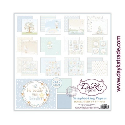 DayKa Trade Ha Nacido una Estrella Niño 8x8 Inch Paper Pack