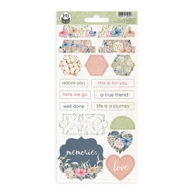 Lady's Diary - pack de Chipboard Stickers 03