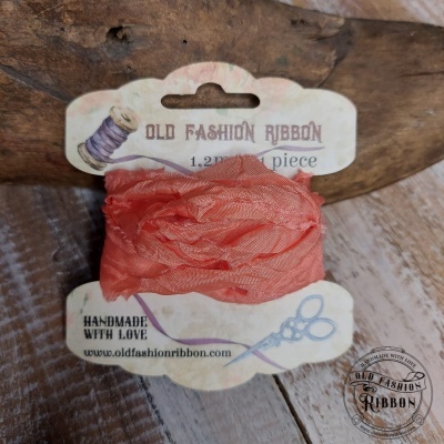 old fashion ribbons -set of 1 piece - OLDSB 19 Coral